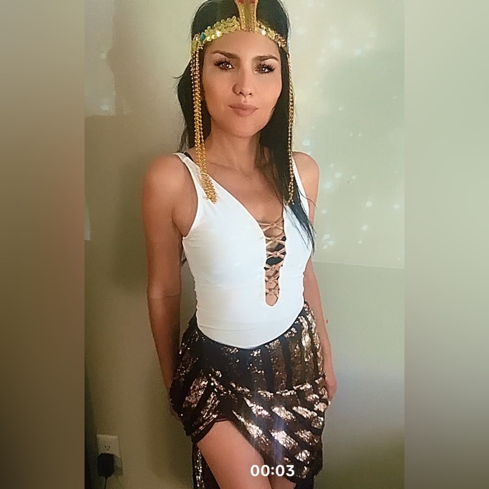 Cleopatra Sequin Skirt costume